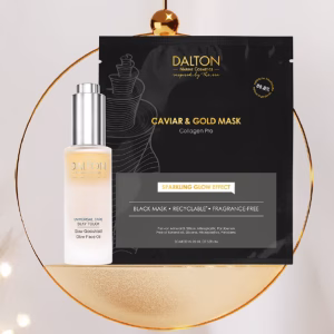 Dalton Time to Shine je popolni duo za sijočo kožo, po kateri ste vedno hrepeneli v elegantni torbici iz kraljevsko modrega žameta.