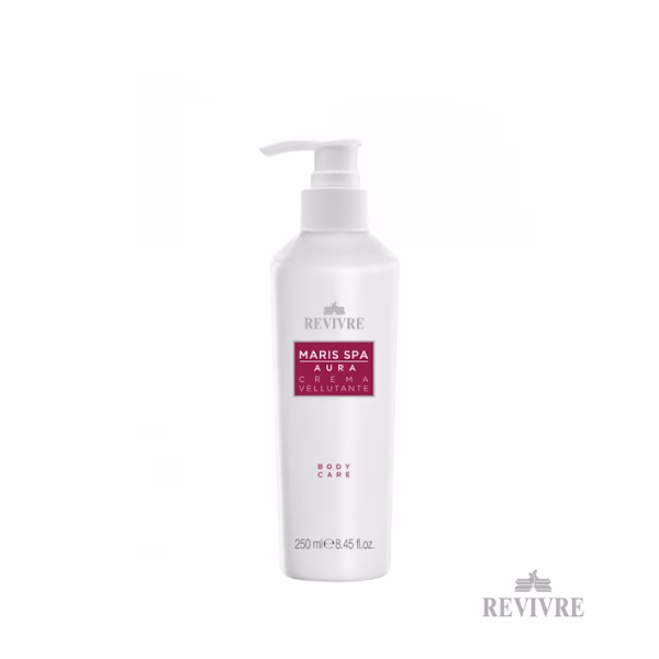 Mešanica kavnega masla, karitejevega masla, izvlečkov Centelle, bršljana, morskih alg in olj naravnega izvora ustvarja nežno in dišečo Maris Spa Aura, krema za telo idealna za vse tipe kože.